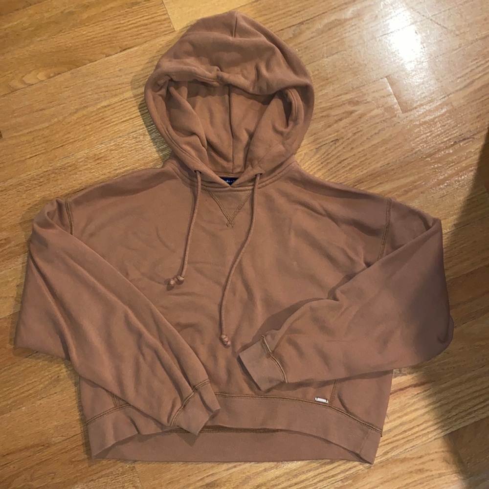 Abercrombie cozy cropped hoodie